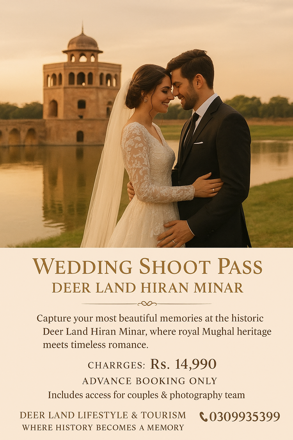 WEDDING SHOOT PASS DEER LAND HIRAN MINAR