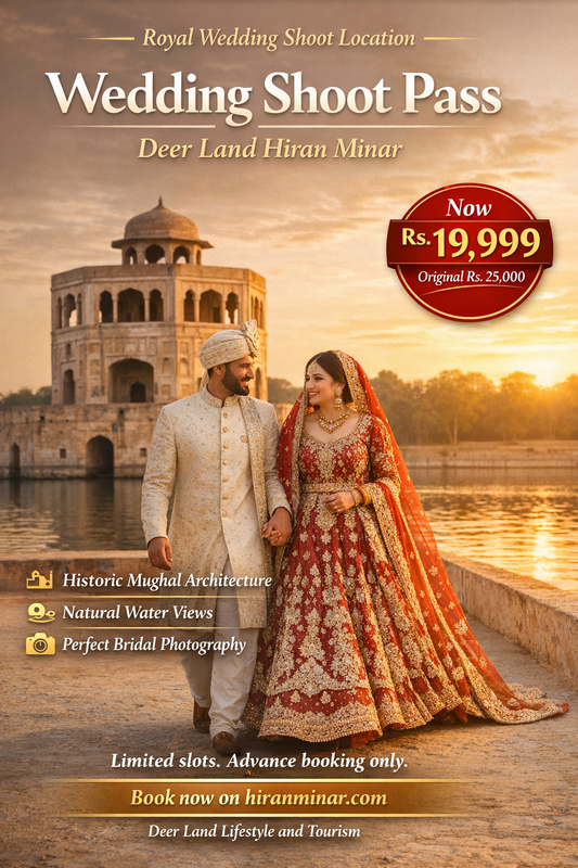 PREMIUM WEDDING SHOOT PASS DEER LAND HIRAN MINAR
